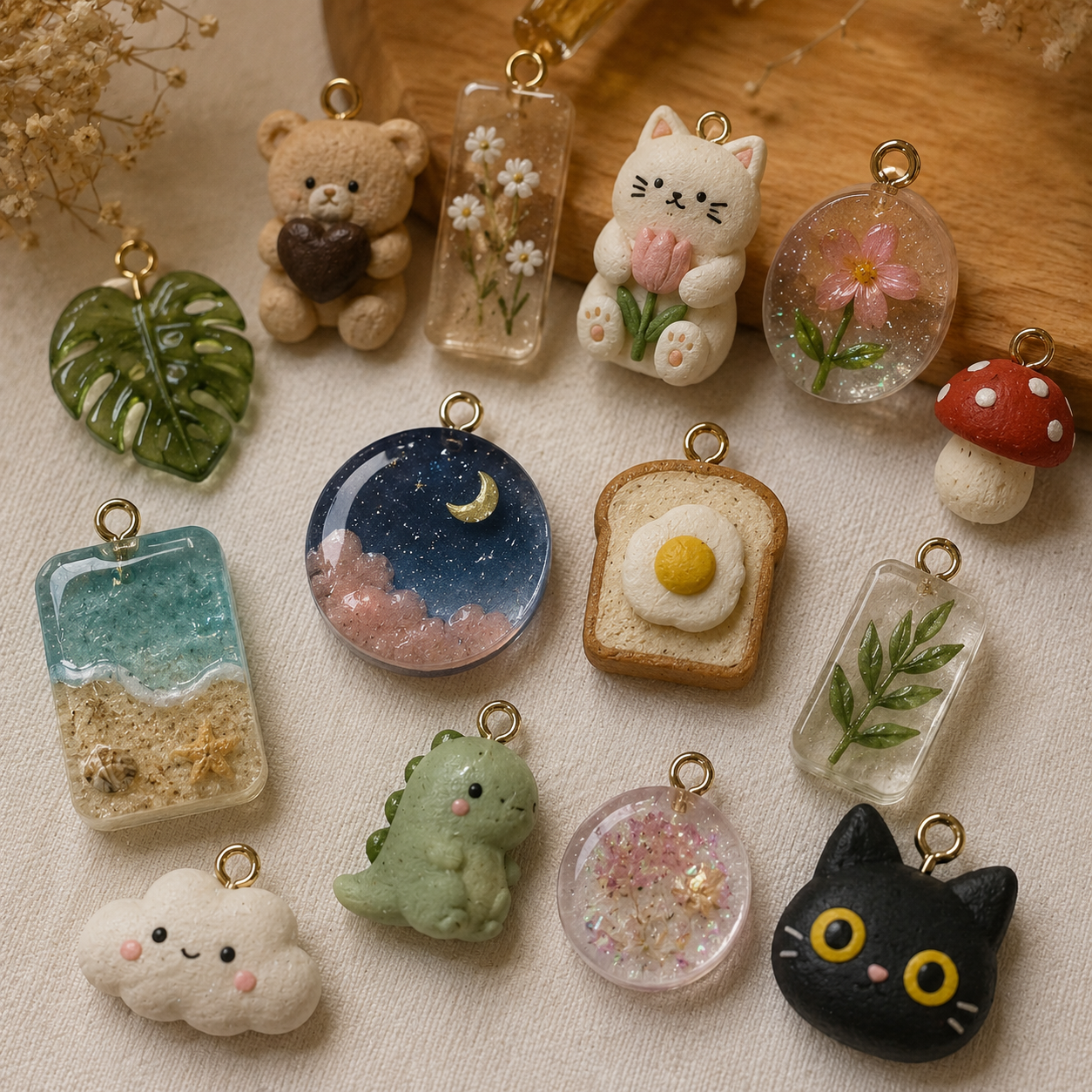 Resin & Clay Charms