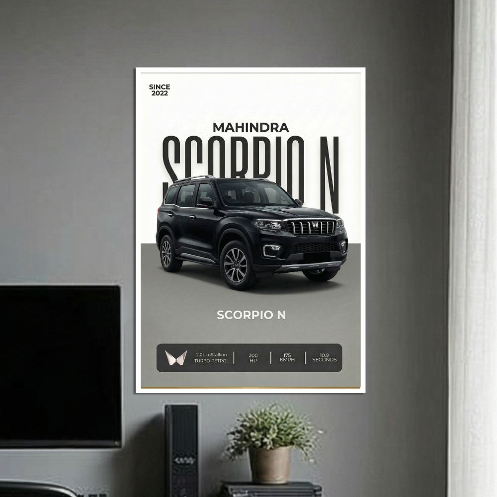 MAHINDRA SCORPIO N | C-3 | CAR POSTER