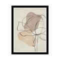 LINE BLOOM - Framed Abstract Poster