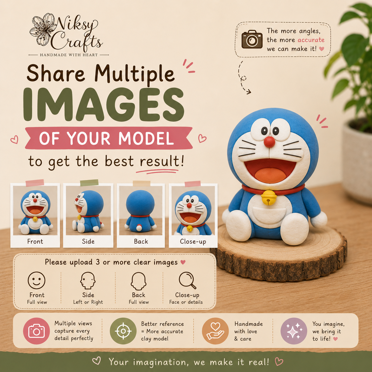 Custom Clay Model - Niksy Crafts