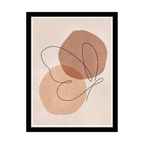 BINARY BOND - Framed Abstract Poster