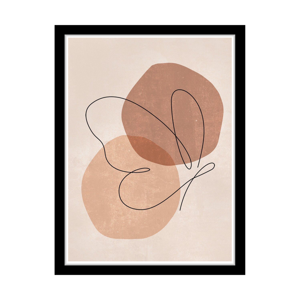 BINARY BOND - Framed Abstract Poster