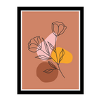 WISPY BLOOM - Framed Abstract Poster