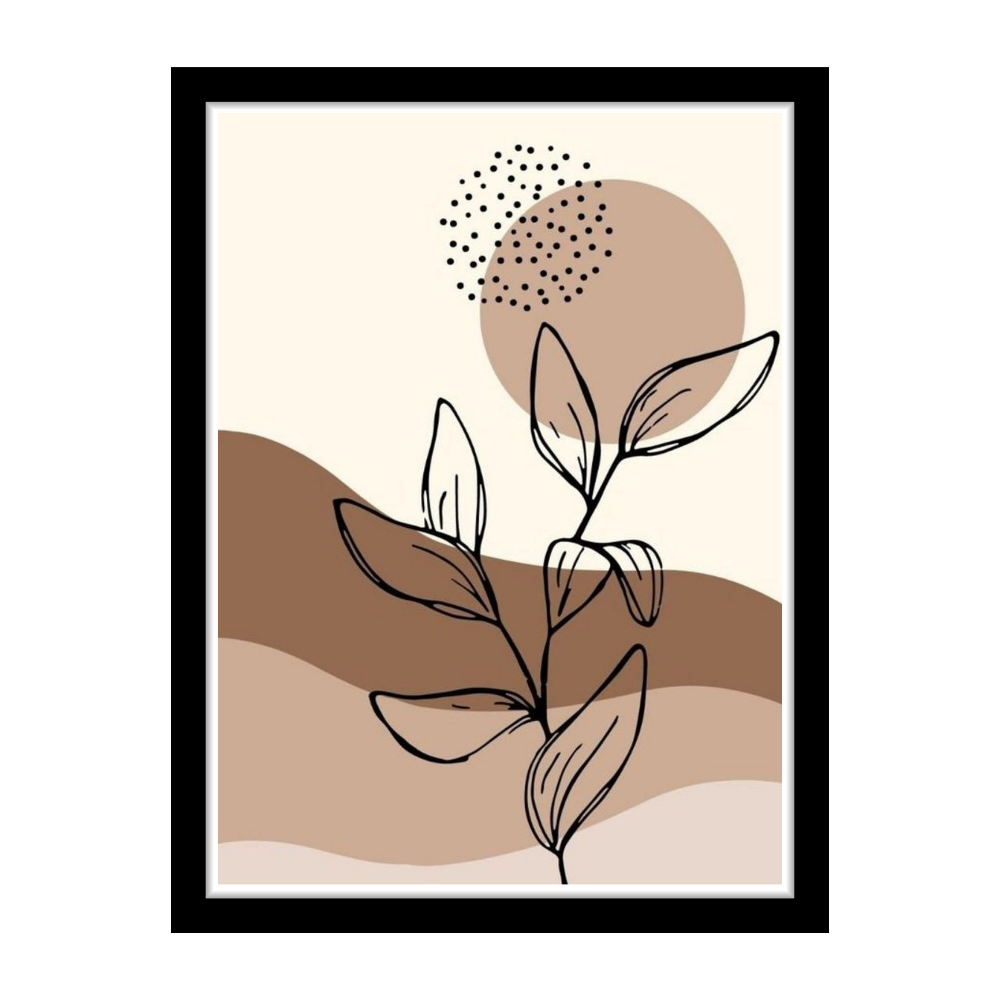 HORIZON LINE - Framed Abstract Poster
