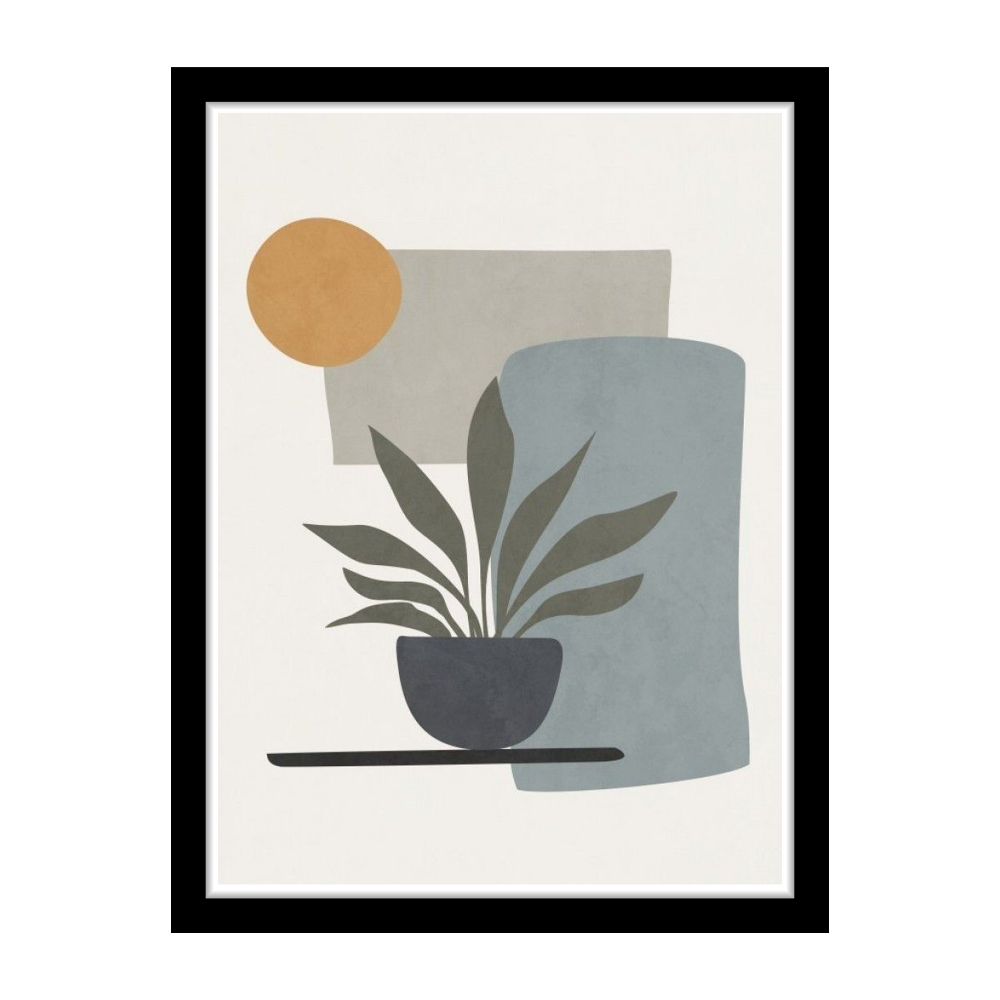 BOHO BLOOM - Framed Abstract Poster