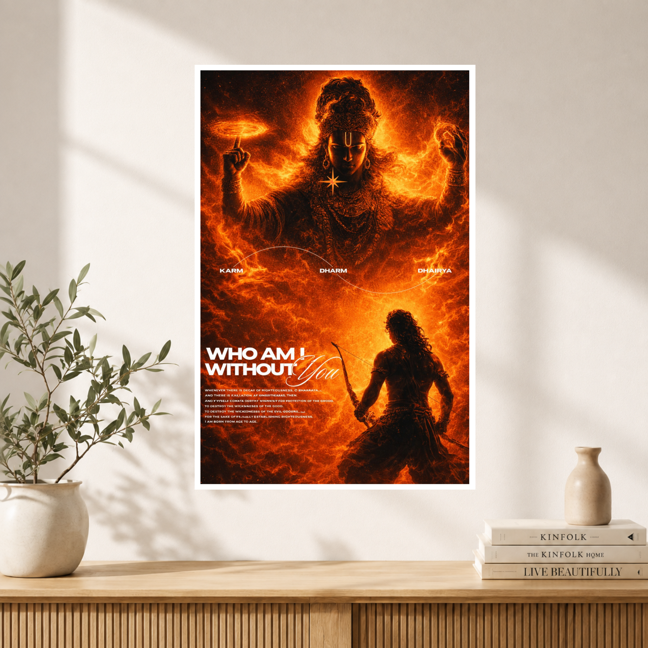WHO AM I WITHOUT YOU | DEVOTIONAL POSTER