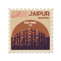CITY STAMP JAIPUR-Vinyl Sticker