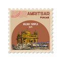 CITY STAMP AMRITSAR-Vinyl Sticker