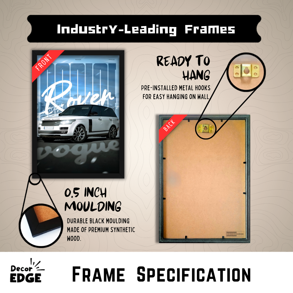 RANGER ROVER VOGUE - Framed Car Poster
