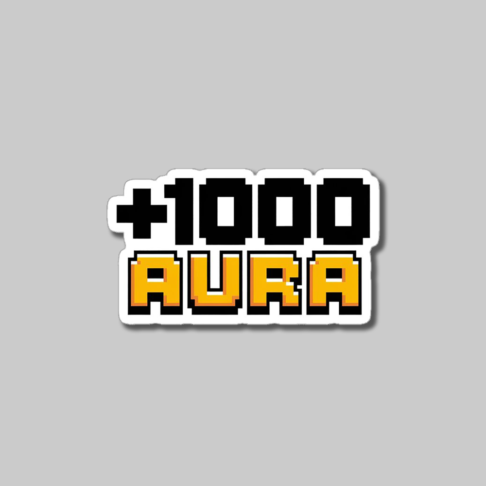 +1000 Aura- Vinyl Sticker