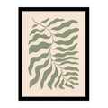 SERENE FERN - Framed Abstract Poster