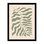 SERENE FERN - Framed Abstract Poster