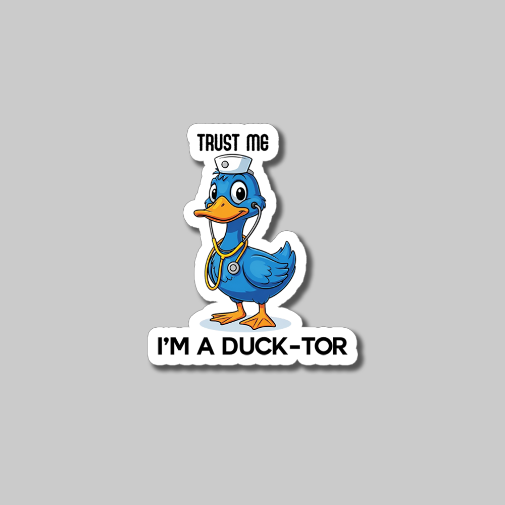Trust Me I'M A Duck -Tor- Vinyl Sticker