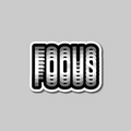 Focus- Vinyl Sticker