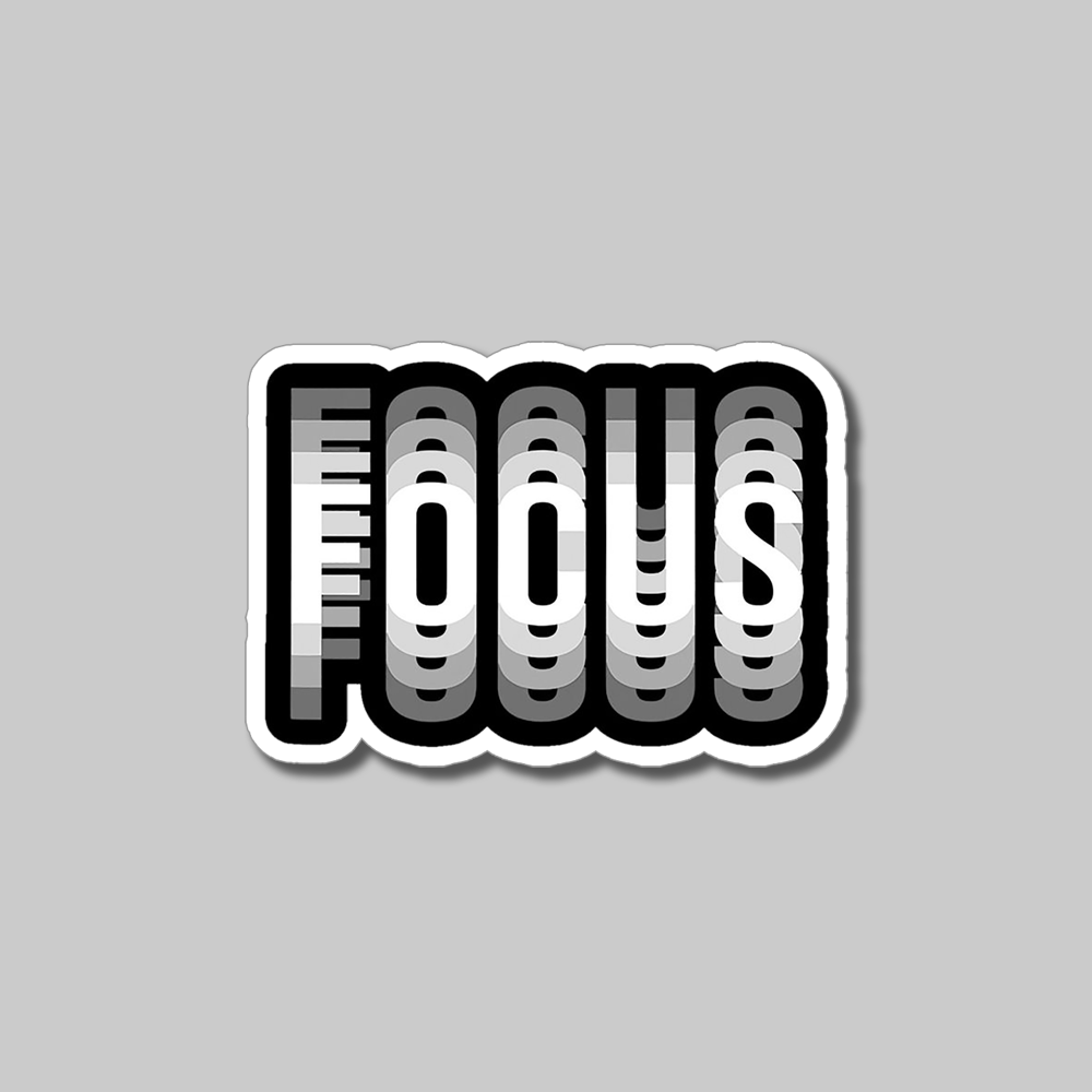 Focus- Vinyl Sticker