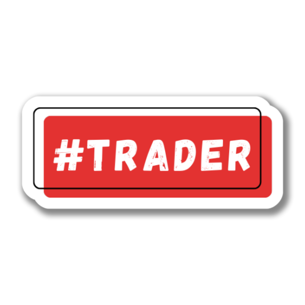 #Trader - Vinyl Sticker