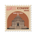 CITY STAMP KONARK-Vinyl Sticker