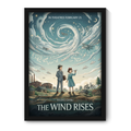 THE WIND RISES- Framed Ghibli Anime Poster