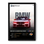 BMW M5 CS - Framed Car Poster