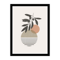 Serene Sprig - Framed Abstract Poster