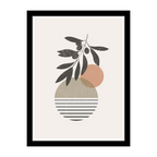 Serene Sprig - Framed Abstract Poster