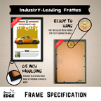 SINGER - Framed Car Poster