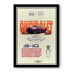 ALPINE PIERRE GASLY 10 V2 - Framed Car Poster