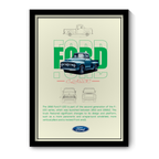 FORD CLASSIC F-100 1956 - Framed Car Poster