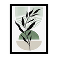LEAF MOTIF - Framed Abstract Poster