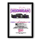 FORD MUSTANG HOONICORN V2 - Framed Car Poster