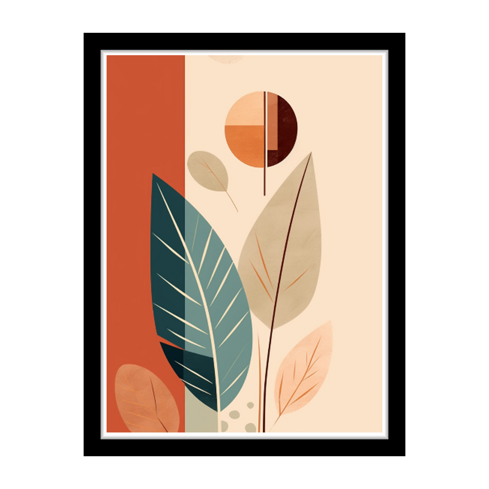 ABSTRACT OASIS - Framed Abstract Poster
