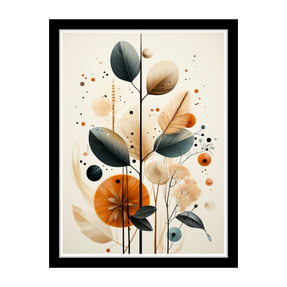 A TOUCH OF COLOUR - Framed Abstract Poster