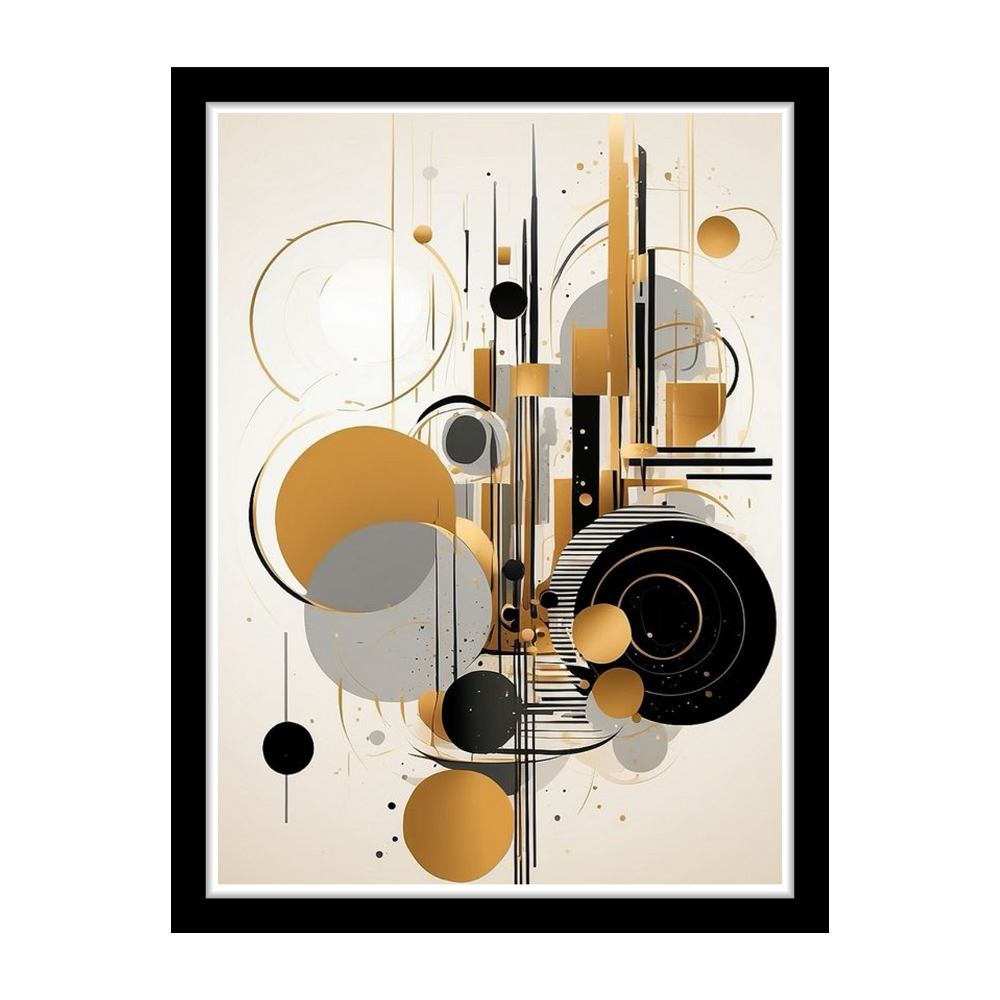 EQUILIBRIUM - Framed Abstract Poster