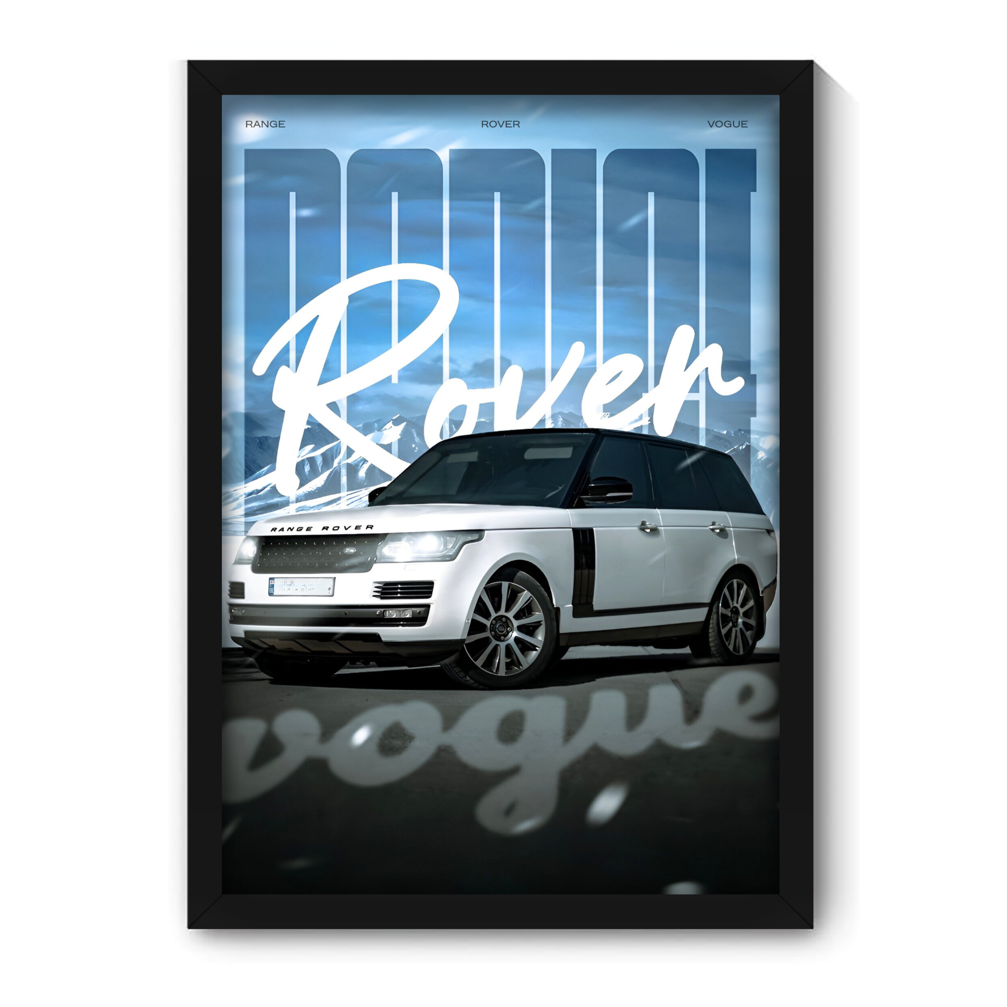 RANGER ROVER VOGUE - Framed Car Poster