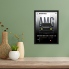 MERCEDES BENZ AMG G63 - Framed Car Poster
