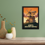 KIKIS DELIVERY SERVICE- Framed Ghibli Anime Poster