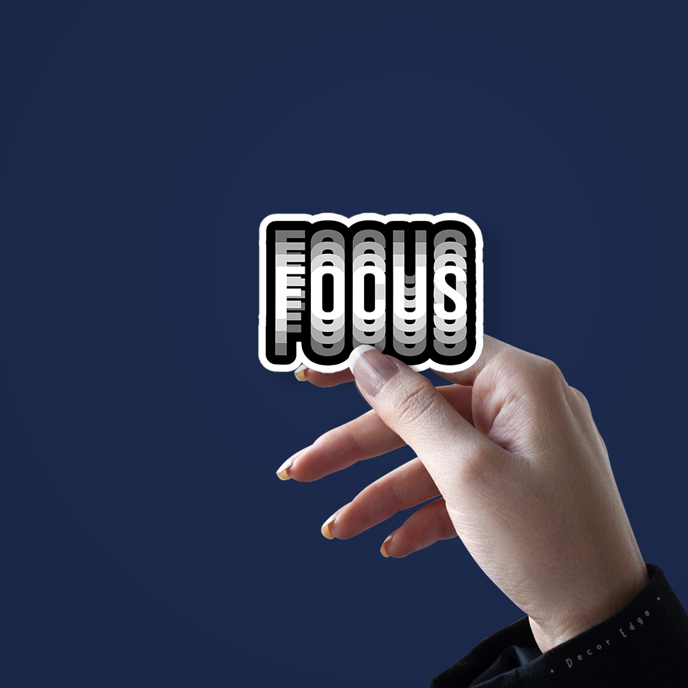 Focus- Vinyl Sticker