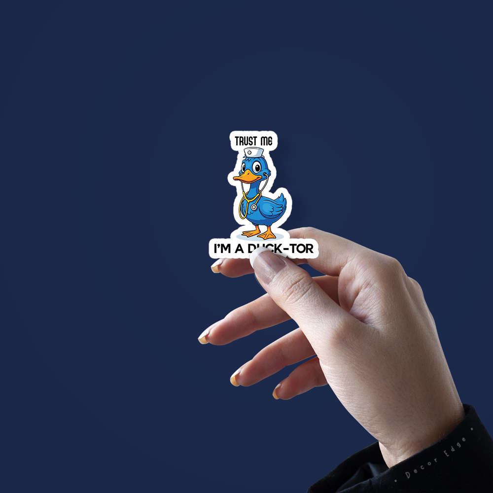 Trust Me I'M A Duck -Tor- Vinyl Sticker