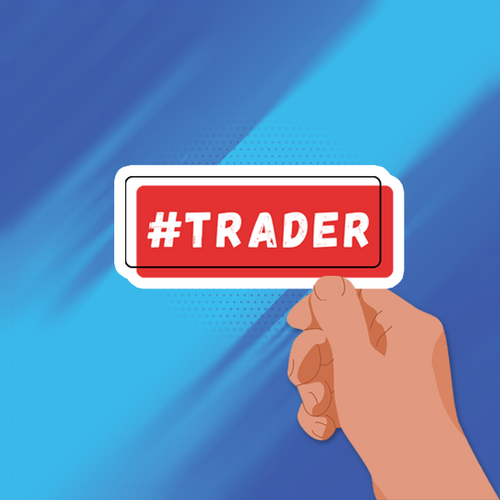 #Trader - Vinyl Sticker