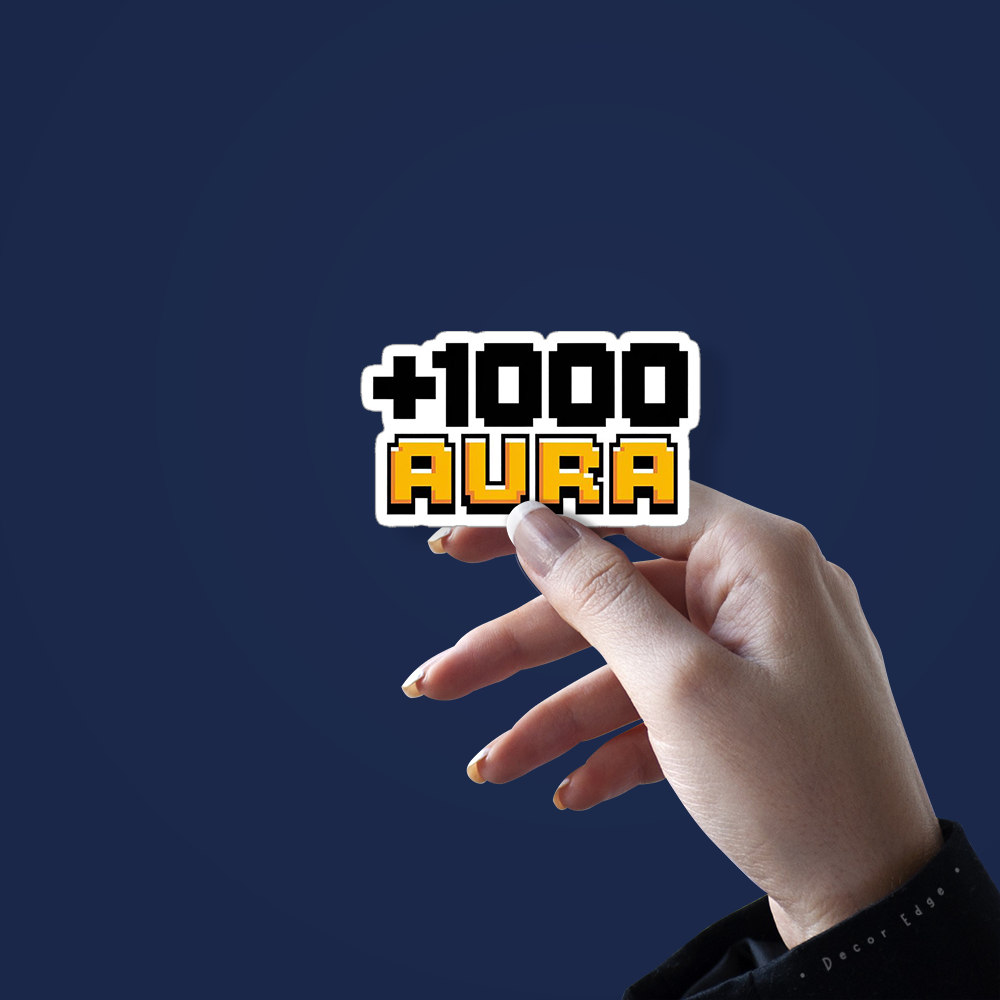 +1000 Aura- Vinyl Sticker