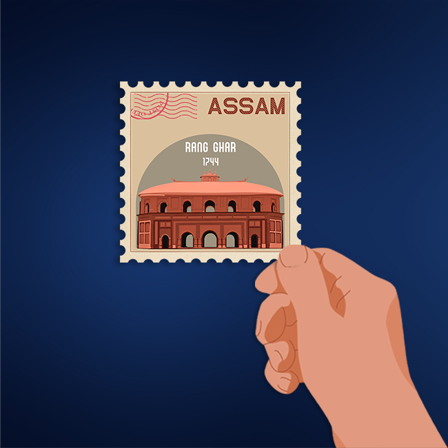 CITY STAMP ASSAM-Vinyl Sticker