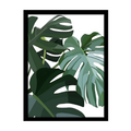 TROPICAL CANOPY - Framed Abstract Poster