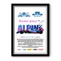 ALPINE PIERRE GASLY 10 - Framed Car Poster