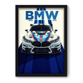BMW M4 GT4 -1 - Framed Car Poster
