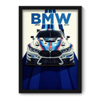 BMW M4 GT4 -1 - Framed Car Poster