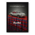 PORSCHE TURBO - Framed Car Poster