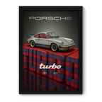 PORSCHE TURBO - Framed Car Poster