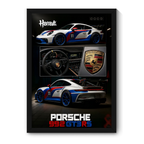 PORSCHE 992 GT3RS - Framed Car Poster