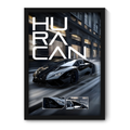 HURACAN - Framed Car Poster