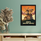 KIKIS DELIVERY SERVICE- Framed Ghibli Anime Poster